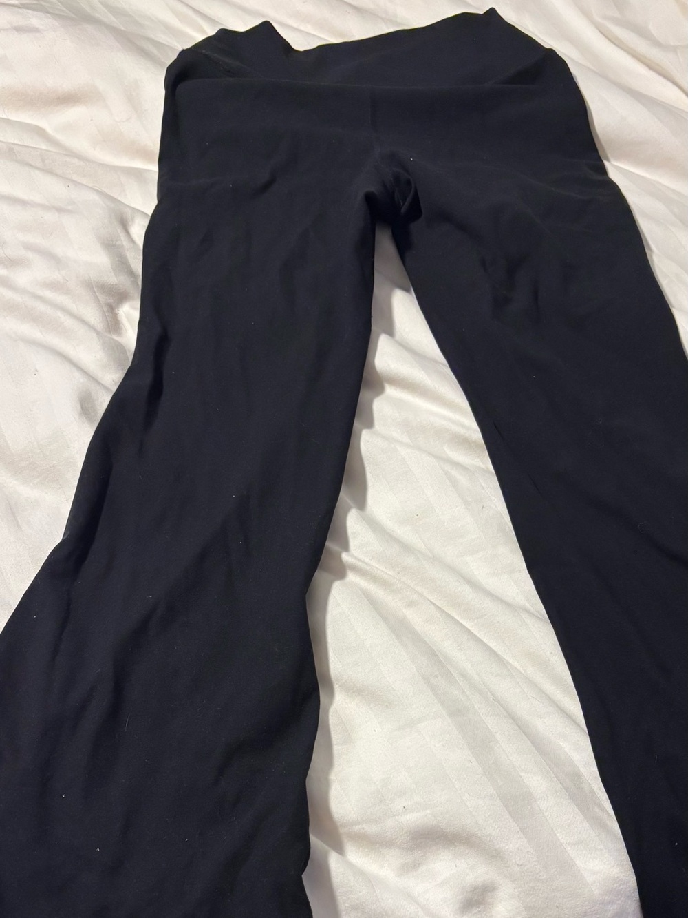 Yogalicious Lux Black Flared Yoga Pants Size M